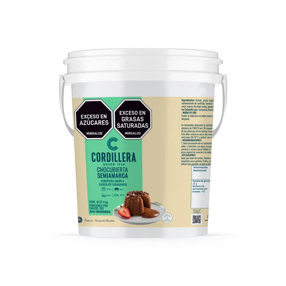 Chocubierta Semiamarga Cordillera Caneca x 4KG