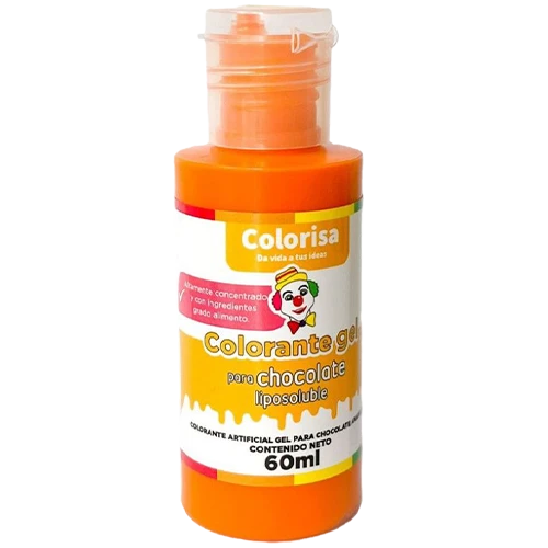 Colorante Gel Liposoluble Colorisa Para Chocolate Amarillo x 60ML