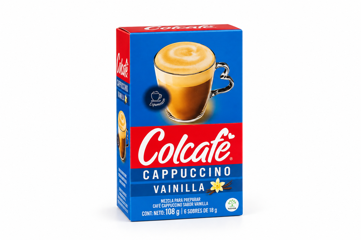 Cappuccino Colcafe Vainilla NAT. X 18 GR