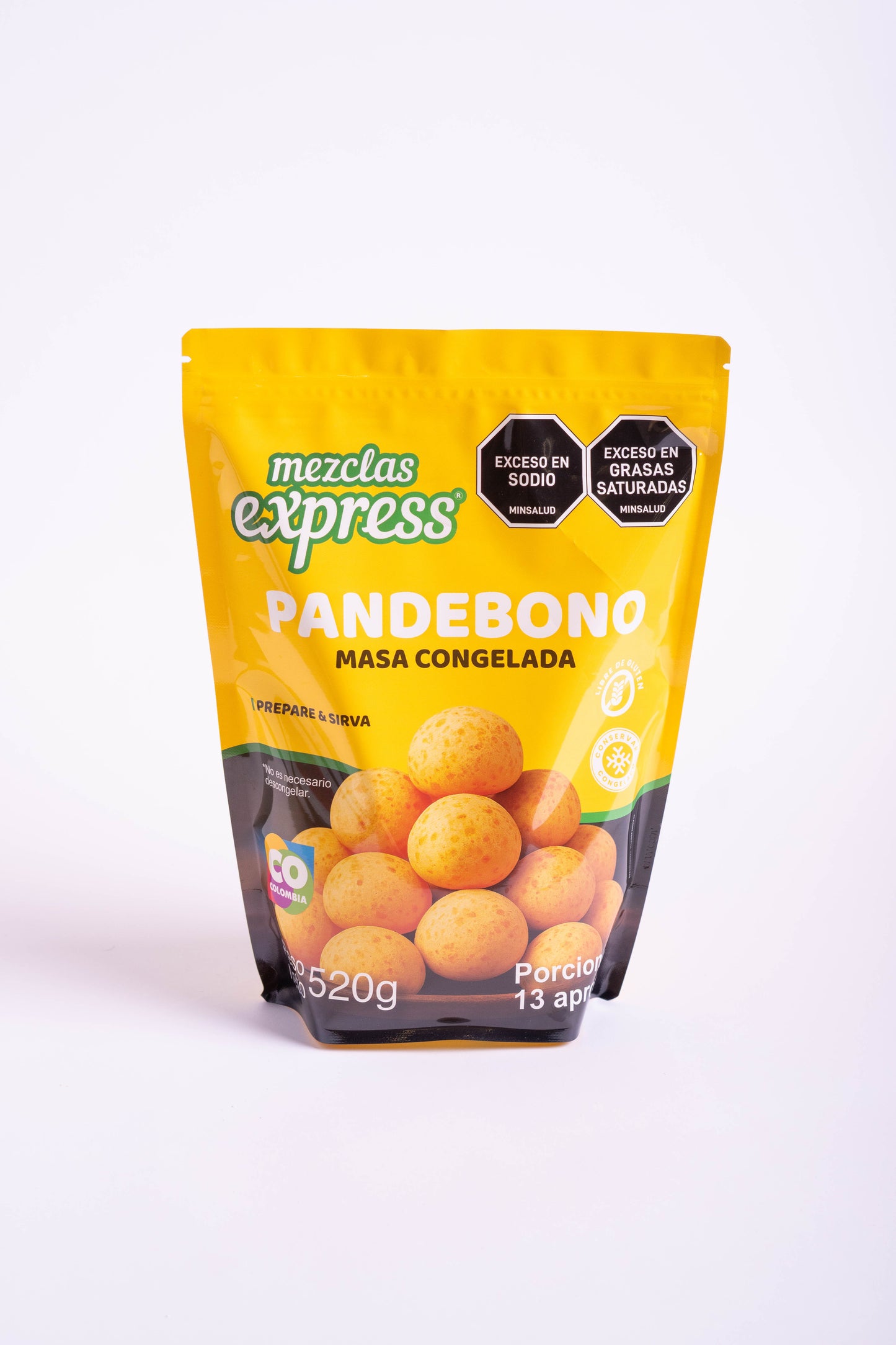 Masas congeladas de pandebono