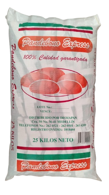 Pandebono en Kilos Mezclas Express X 25KG