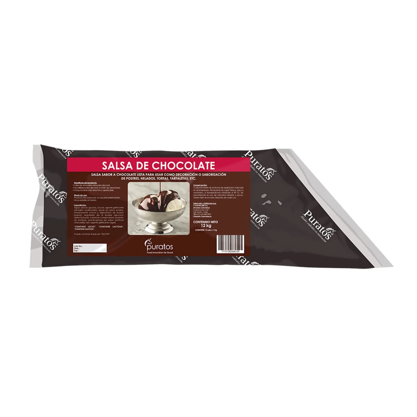 Topping de chocolate Puratos x 1KG