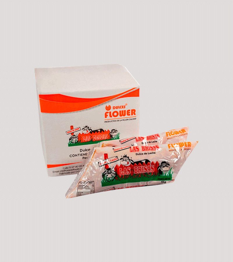 Caja Dulce de Leche Esp Relleno Dulces Flower x 12KG