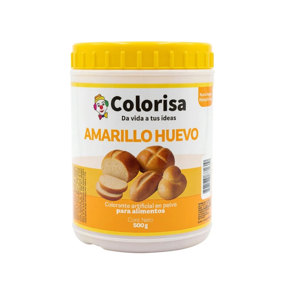 Colorante en Polvo Amarillo x 500GR Carol