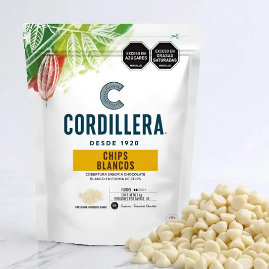 Chips Chocolate Blanco Cordillera x 1KG