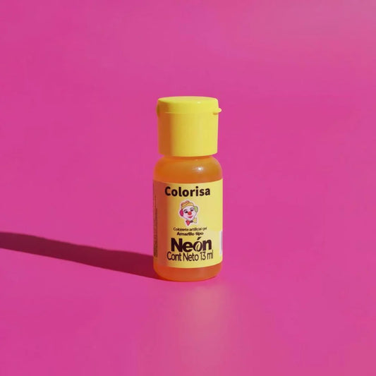 Colorante Gel Amarillo Neón Colorisa x 13ML