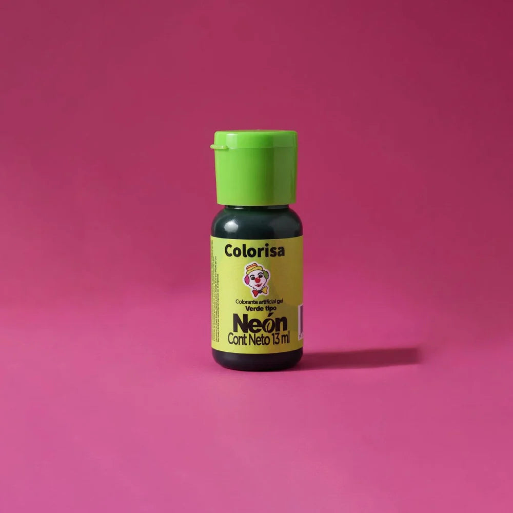 Colorante Gel Verde Neón Colorisa x 13ML