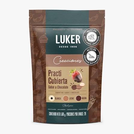 Practicubierta Drops Blanca 500GR Luker