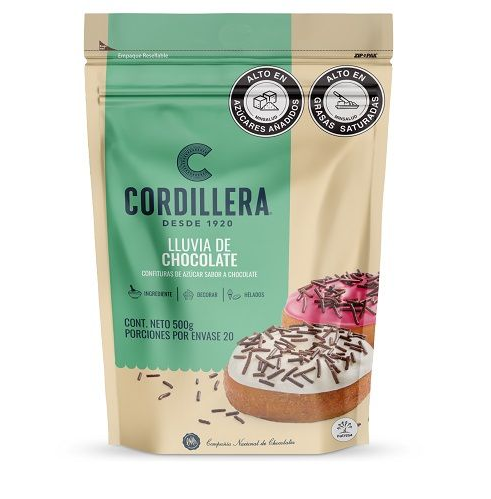 Lluvia de Chocolate Cordillera 500GR