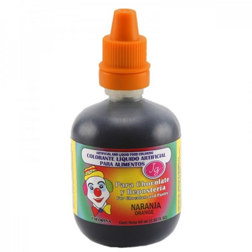 Colorante liquido JG naranja x 60MIL