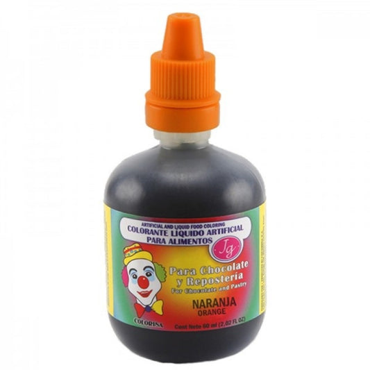 Colorante liquido JG naranja x 60MIL