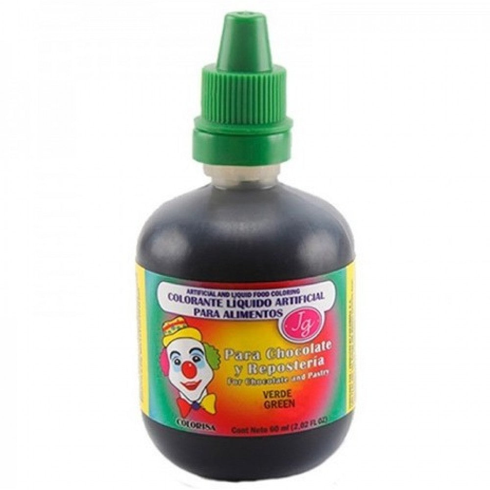 Colorante liquido JG verde x 60ML