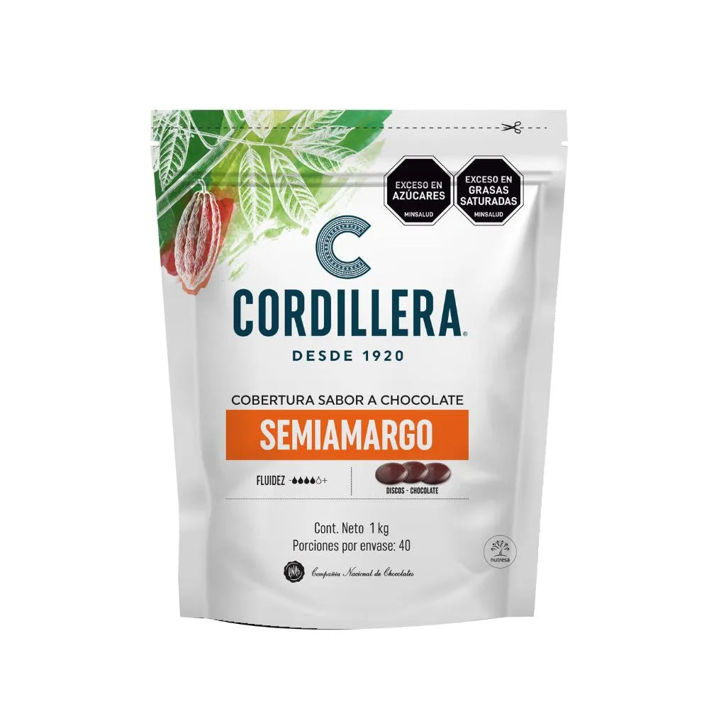 Cobertura Semiamargo Cordillera x 1KG