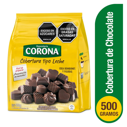 Cobertura chocolate leche Corona x 500GR