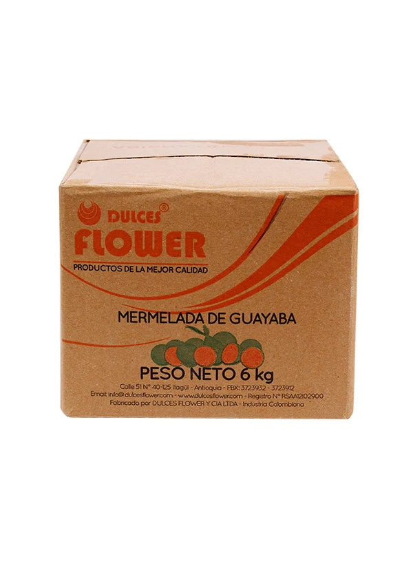 Caja Guayaba Dulces Flower x 6KG
