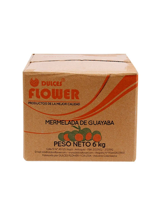 Caja Guayaba Dulces Flower x 6KG