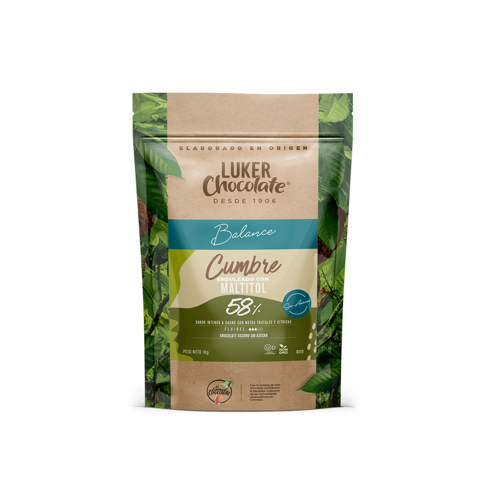Luker Cacao Cumbre Sin Azucar 58% 1KG LUKER