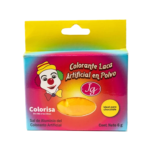 Polvo Laca Para Chocolate Jg Amarillo x  6GR