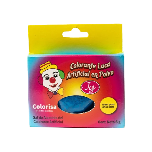 Polvo Laca Para Chocolate Jg Azul x 6GR
