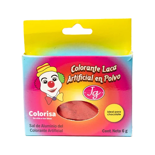 Polvo Laca Para Chocolate Jg Rojo x 6GR