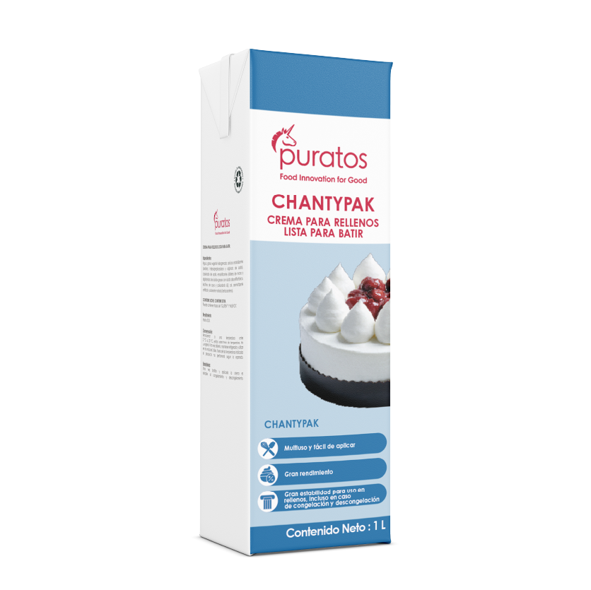 Chantypak Crema Vegetal Para Rellenos X LTS