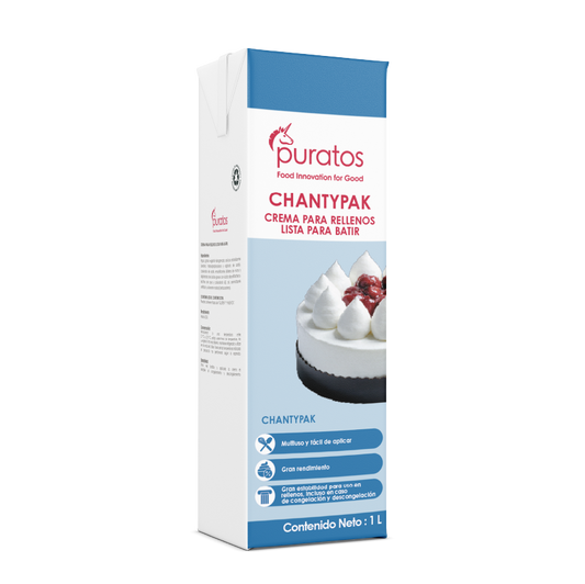 Chantypak Crema Vegetal Para Rellenos X LTS