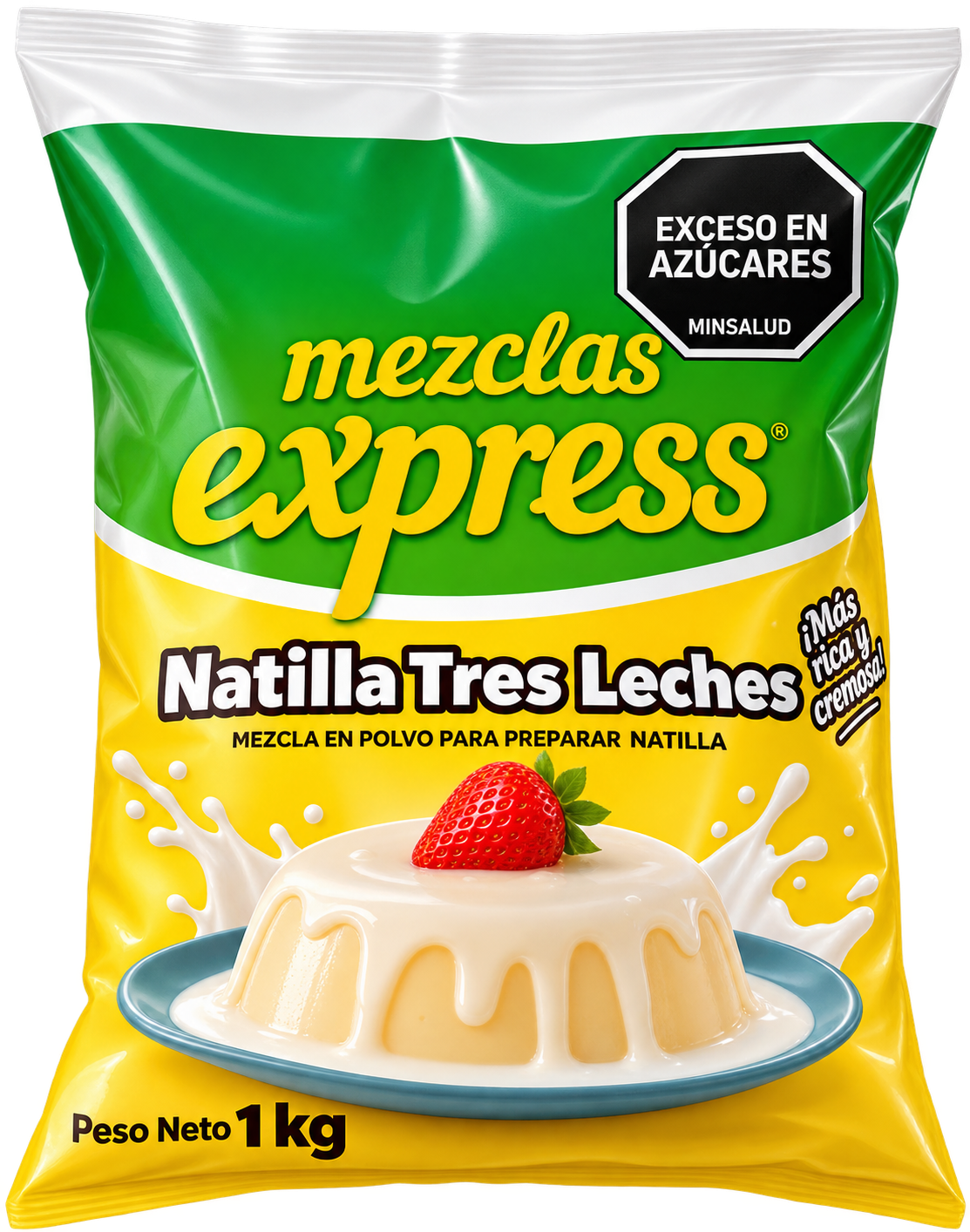 Natilla Tres Leches Mezclas Express X 1KG