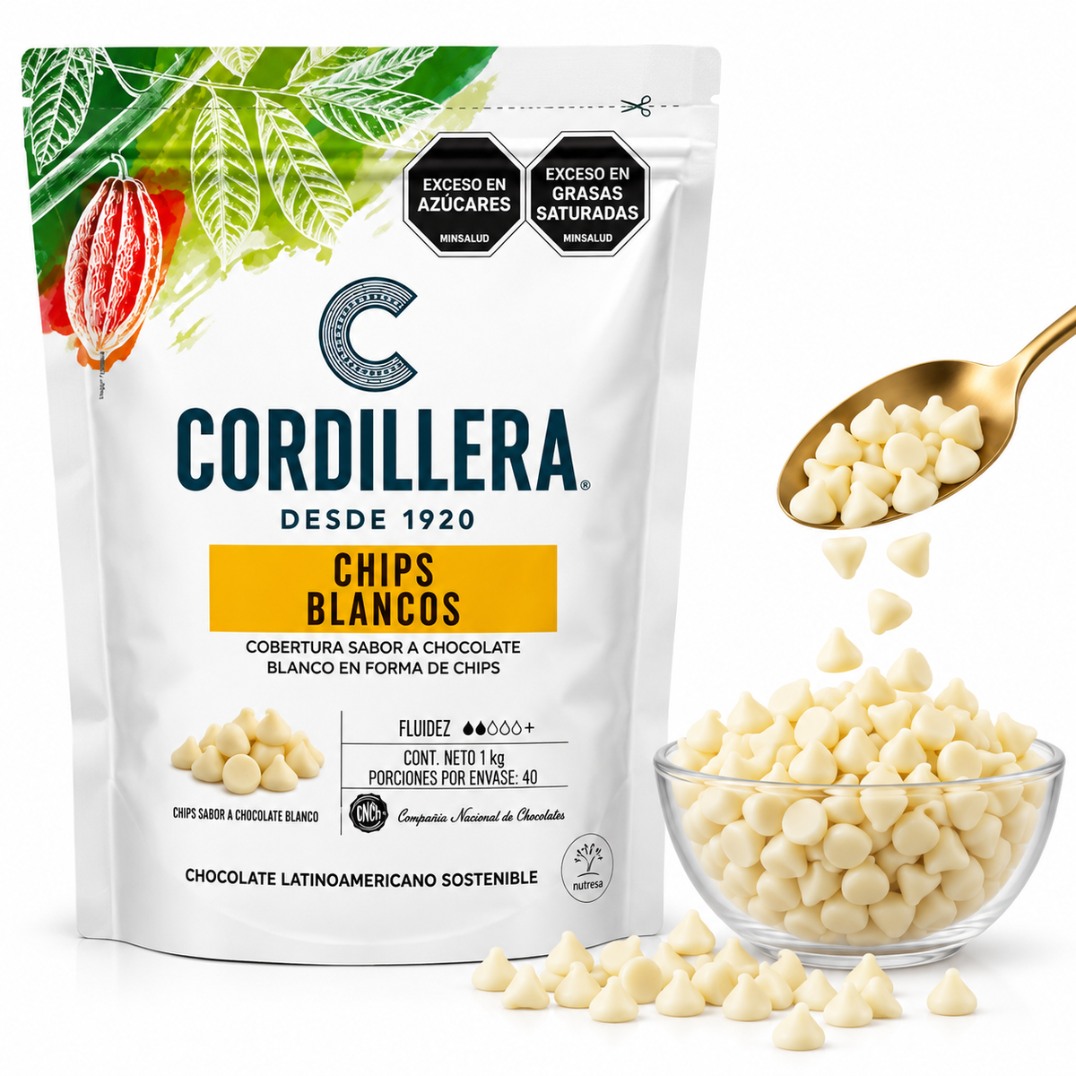 Chips Cordilllera SCH Blancos X 1 KG