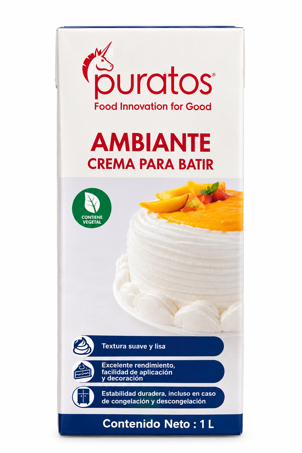 Ambiante Crema Vegetal X 1 LT