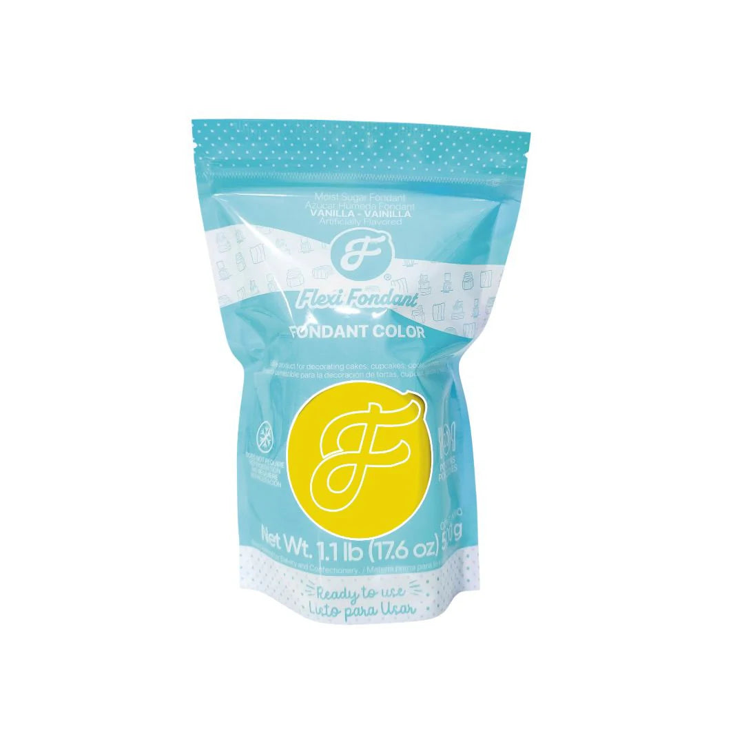 Flexi Fondant amarillo limón x 500GR
