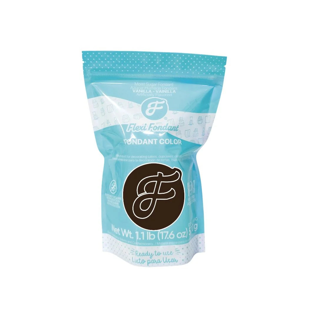 Flexi Fondant marrón x 500GR