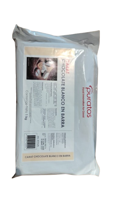 Carat Chocolate Blanco en Barra X 1KG