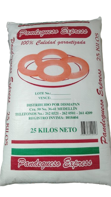 Pan de Queso a Granel Mezclas Express X 25KG