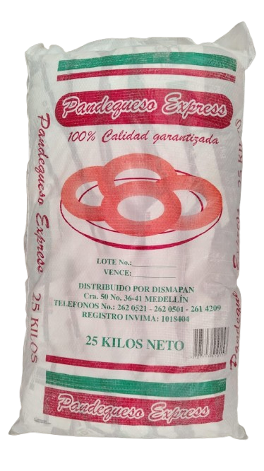 Pan de Queso en Kilos Mezclas Express X 25KG