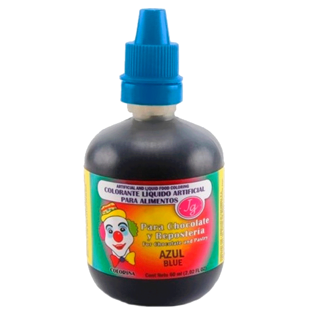 Colorante liquido JG azul x  60ML