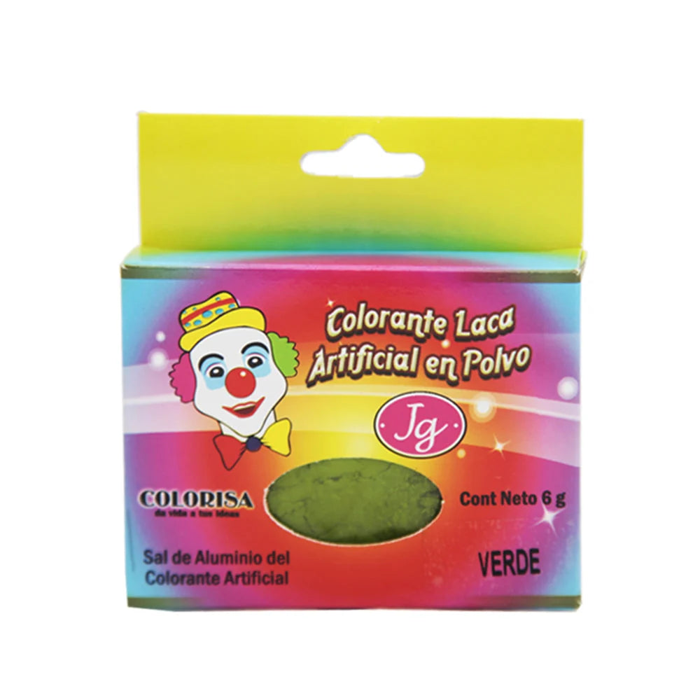 Polvo Laca Para Chocolate Jg verde x  6GR