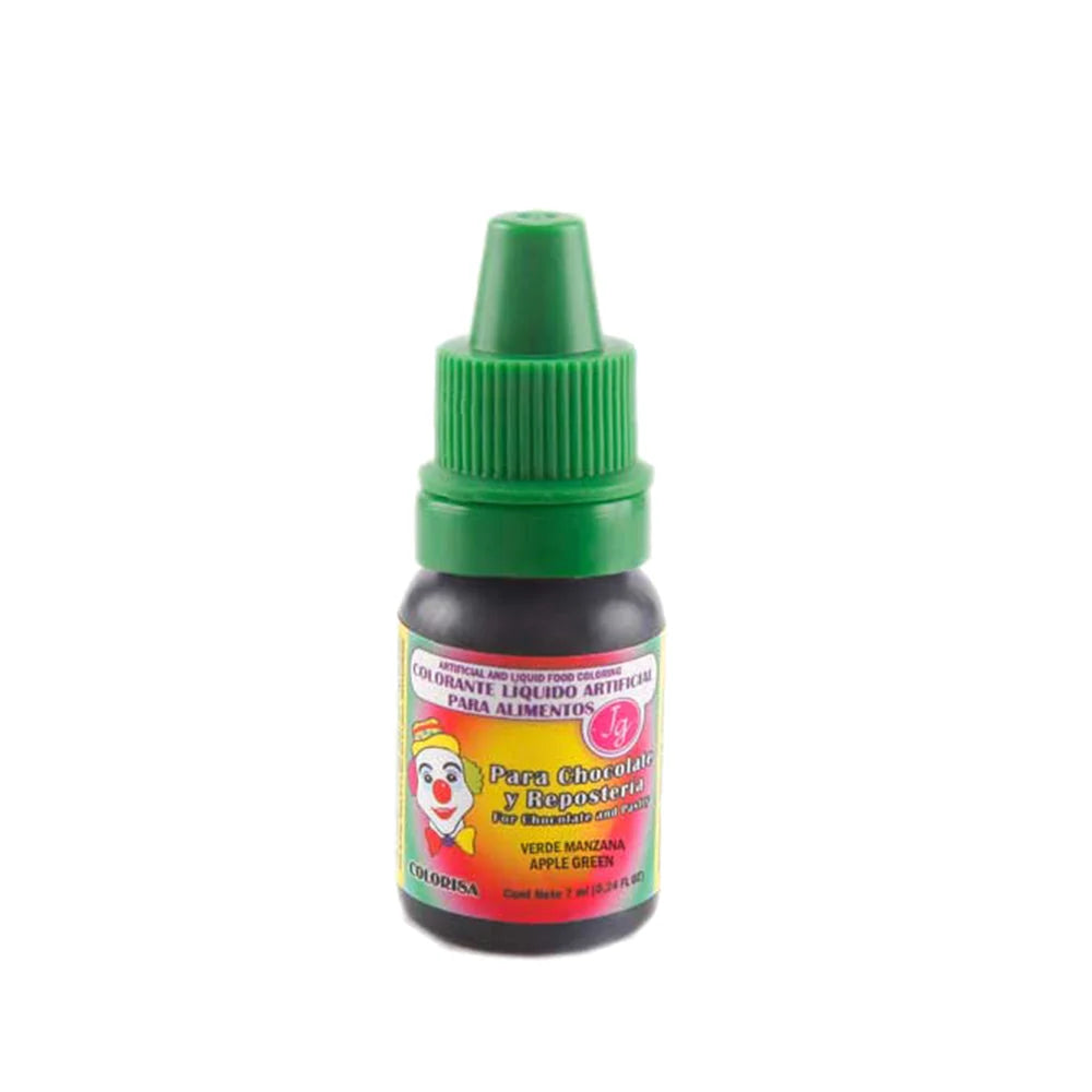Colorante Liquido Verde Manzana Colorisa x 7ML