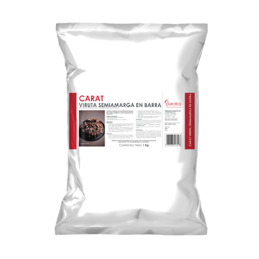 Carat Viruta Semiamarga en Barra Puratos X 1KG