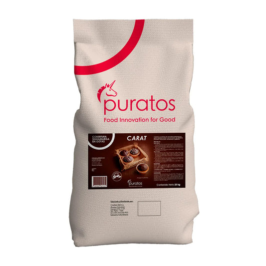 Carat cobertura semiamarga en gotas X 5KG Puratos