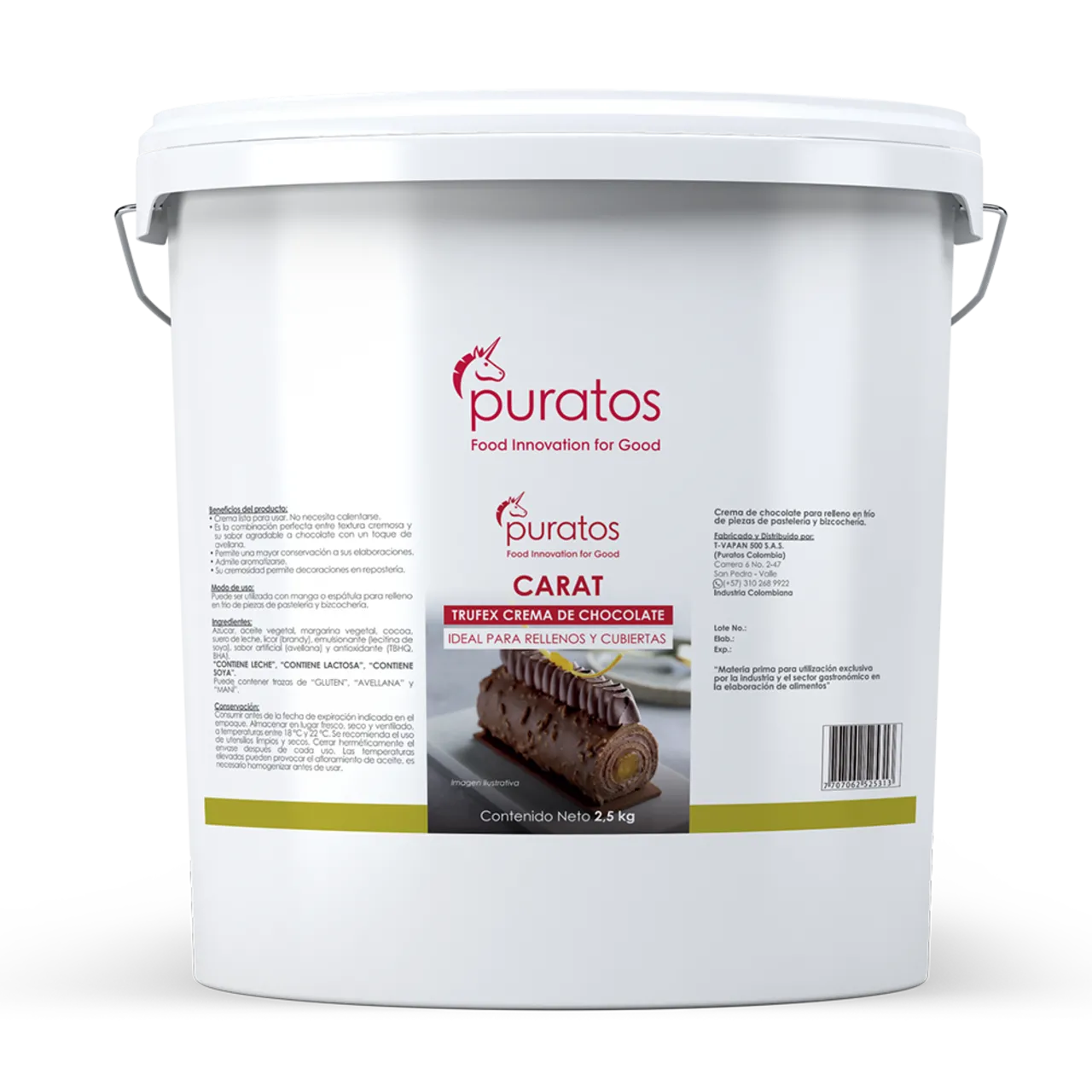 Carat Trufex Crema de Chocolate Puratos  x 2.5 KG