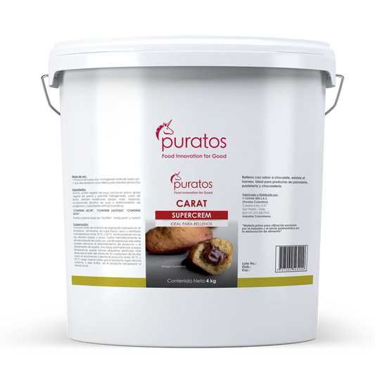 Carat Supercrem Relleno de Chocolate Balde Puratos x 4KG