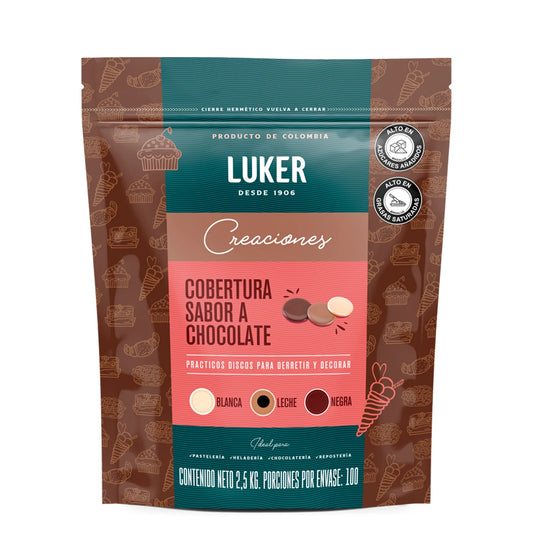 Cobertura Sabor Choc Leche 2.5KG Luker