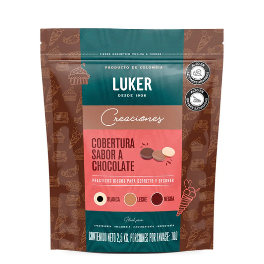 Cobertura Sabor Choc Blanca 2.5KG Luker